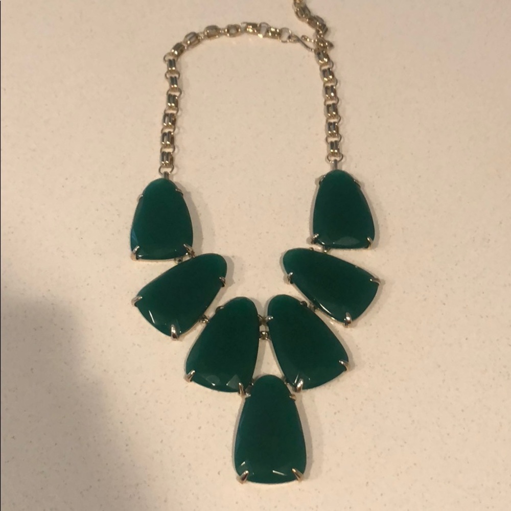 Kendra Scott Green Harlow Necklace